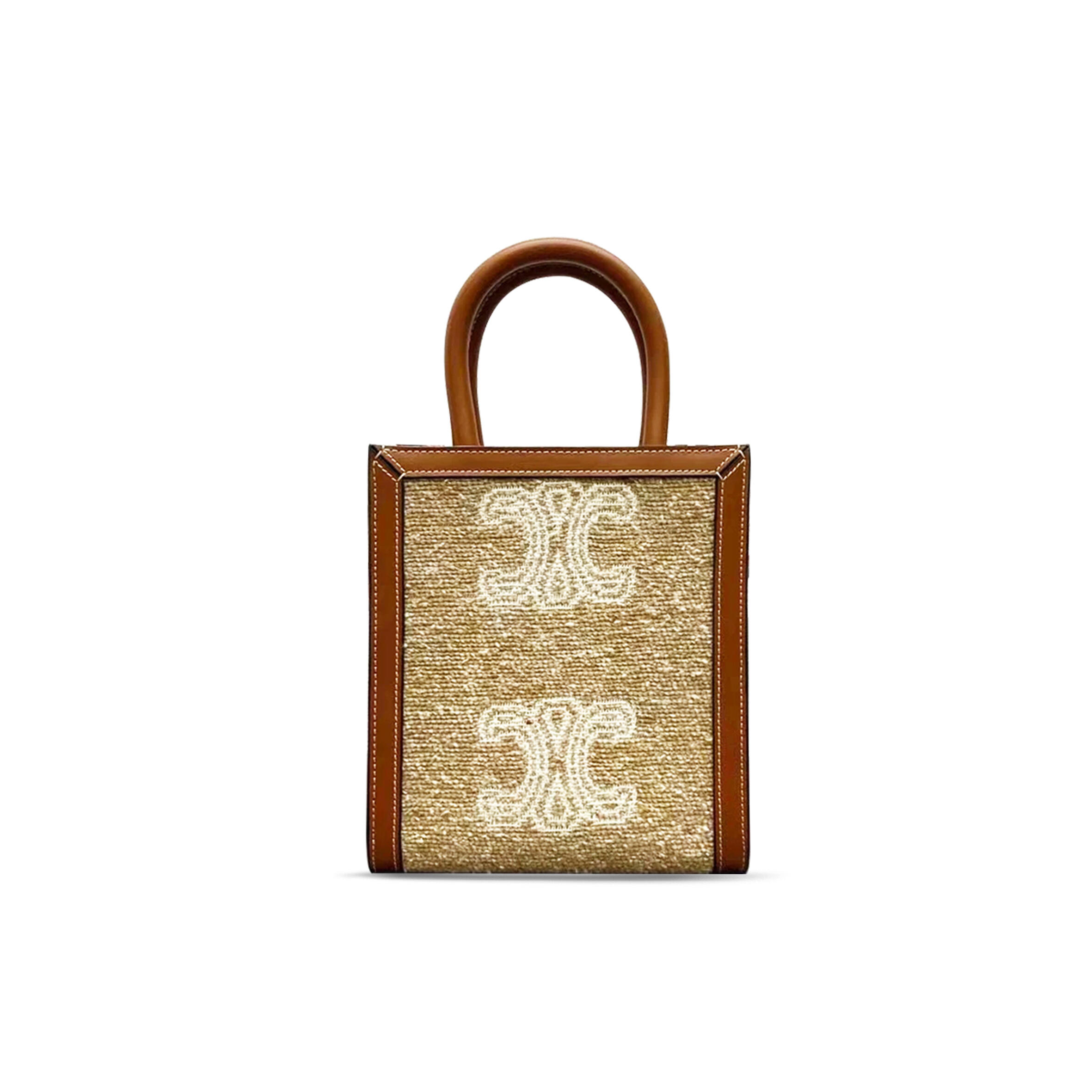 Ce**e triophee embroidered mini cabas bag 193302dhw.02nc (21*17*4cm)